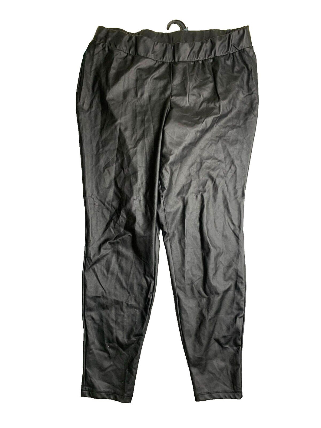 Torrid Pants Womens 2 (35x25.5) Black Tapered Leg Pull On Spandex Stretch Ladies