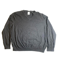 Load image into Gallery viewer, Article 365 Sweater Adult 2XL XXL Gray V-Neck Cashmere Blend Outerwear Mens
