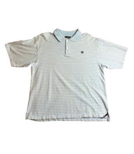 Load image into Gallery viewer, SouthPole Shirt Adult Large Blue White Stripe Preppy Streetwear Golf Polo Mens
