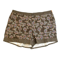 Load image into Gallery viewer, Knox Rose Shorts Womens 3X Brown AOP Flower Boho Floral Shortie Plus Ladies NWT
