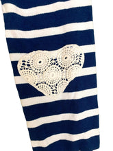 Load image into Gallery viewer, Mickey &amp; Minnie Mouse Sweatshirt Womens Medium Crochet Lace Trim Hoodie Disney
