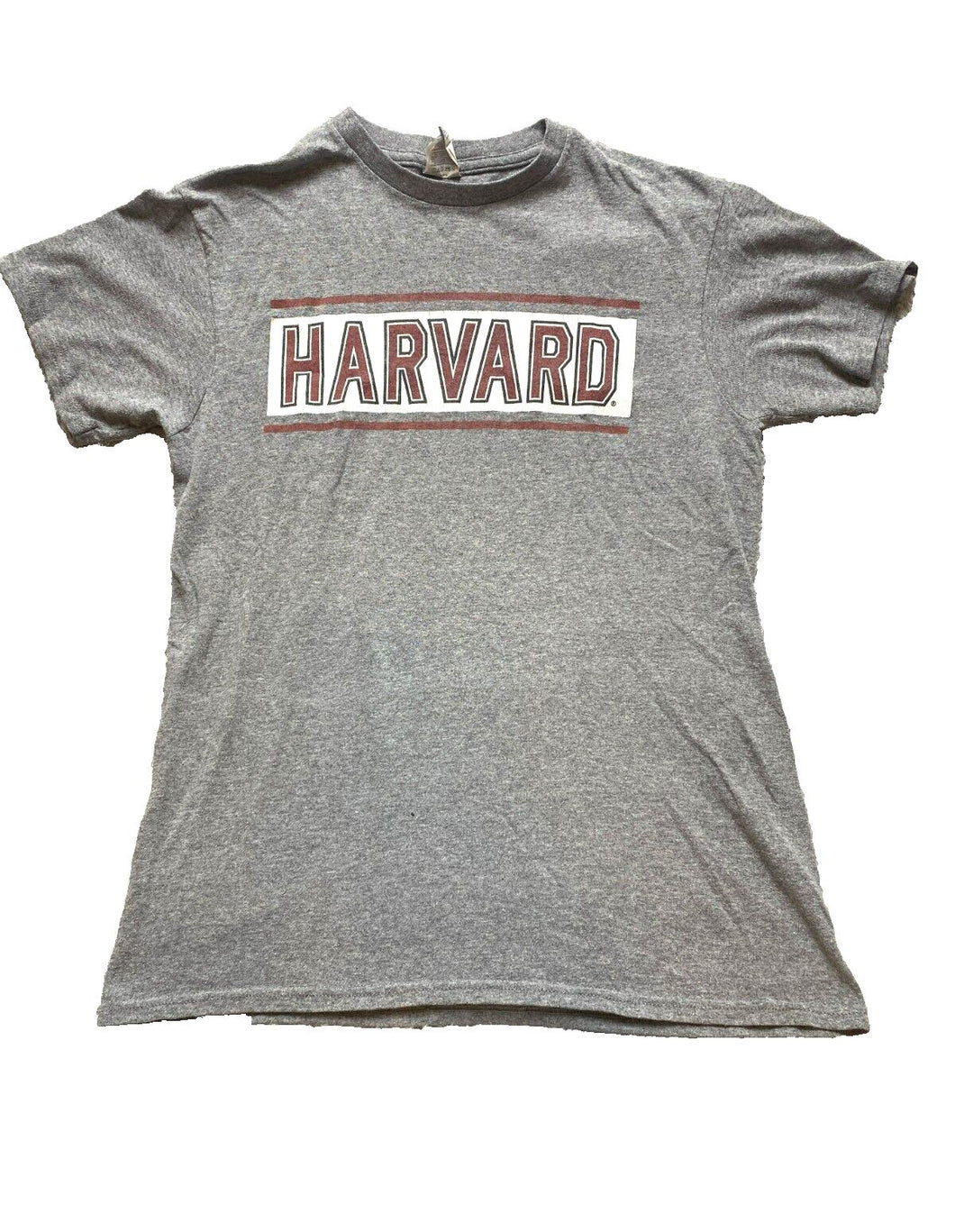 VTG Harvard Shirt Womens Small Gray University Spellout Streetwear Crewneck 90s