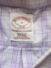 Load image into Gallery viewer, Brooks Brothers 346 Shirt Adult 17 Extra Large Purple Regular Fit Polo Mens
