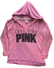 Load image into Gallery viewer, Pink Victoria&#39;s Secret Sweatshirt Womens Large Heather Pink Oversized Ladies

