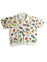 Load image into Gallery viewer, Cathy Daniels 2 Piece Set Womens Large AOP Flower Polo Shirt &amp; Shorts Outfit
