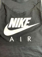 Load image into Gallery viewer, Nike Air Shirt Womens Extra Small Black Center Swoosh Spell Out Tank Dri Fit
