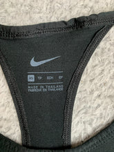 Load image into Gallery viewer, Nike Air Shirt Womens Extra Small Black Center Swoosh Spell Out Tank Dri Fit
