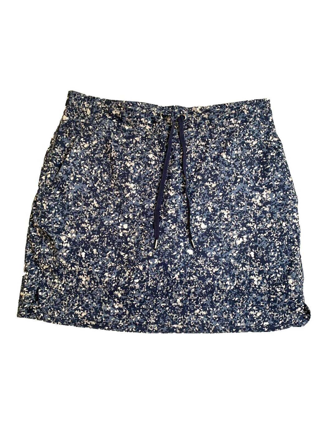 Athleta Skort Womens 8 (32x16) Navy Midtown Drawstring Tennis Golf Hiking Skirt