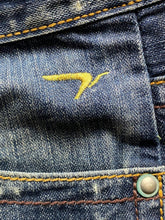 Load image into Gallery viewer, Vintage Azzure Jeans Adult 40x33 Love Life Denim 90s Spandex Moon Retro Mens
