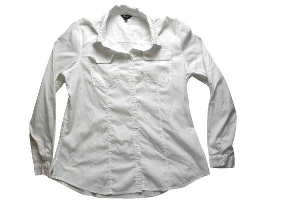 Bogari Shirt Womens Large Button Up Collared Blouse Casual Flap Pocket Ladies