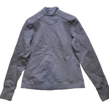Load image into Gallery viewer, American Giant Jacket Womens Extra Large Gray Full Zip Mock Neck Fleece USA Moto
