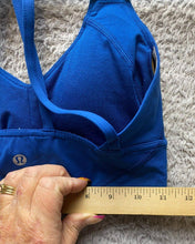 Load image into Gallery viewer, Lululemon Sports Bra Womens 3XS Blue Racerback Sportswear Activewear Yoga Gym
