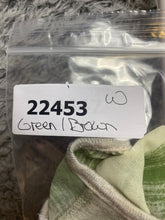 Load image into Gallery viewer, Catherines Shirt Womens 4X Green Brown Boho Tunic Lagenlook Swiss Dot Lace Plus
