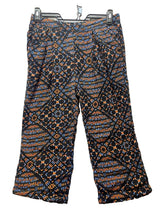 Load image into Gallery viewer, Free People Pants Womens Small (32x19) Black Geometric Capri Cropped Ladies
