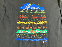 Load image into Gallery viewer, VTG Children&#39;s Art Project Shirt Adult Extra Large Black Cancer Center 90s Mens

