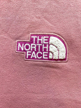 Load image into Gallery viewer, The North Face Sweatshirt Womens Medium Pink Fleece Embroidered Logo Oversized
