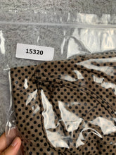 Load image into Gallery viewer, Julie&#39;s Closet Shirt Womens 2X Tan Mini Polkadot Bowtie Sheer Blouse Plus Ladies
