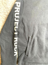 Load image into Gallery viewer, Under Armour  Sweatshirt Youth Medium Black Project Rock Loose Hoodie Boys
