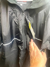 Load image into Gallery viewer, Viking Jacket Adult 2XL Black Hoodie Journeyman 420D Waterproof Hooded Mens NWT
