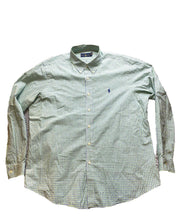 Load image into Gallery viewer, Ralph Lauren Shirt Adult Extra Large Green Purple Checkered Button Up Casual Men
