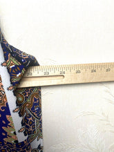 Load image into Gallery viewer, Haani Dress Womens 2X Tan Blue Keyhole Bohemian Boho Spandex Sheath Ladies
