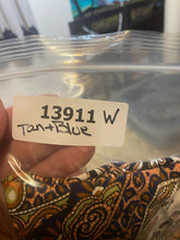 Load image into Gallery viewer, Haani Dress Womens 2X Tan Blue Keyhole Bohemian Boho Spandex Sheath Ladies
