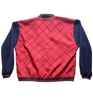 Load image into Gallery viewer, VTG Wimbledon Jacket Adult Medium Full Zip Windbreaker Light Tartan Plaid Mens
