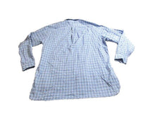 Load image into Gallery viewer, Ralph Lauren Shirt Adult XLT Extra Large Tall Blue Gingham Checkered Stretch Men
