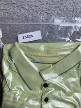 Load image into Gallery viewer, Tommy Bahama Shirt Adult Extra Large White Green Striped Preppy Golf Polo Mens
