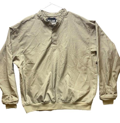 Zero Restriction Jacket Adult Extra Large Snaps Embroidery Windbreaker Golf Mens