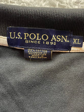 Load image into Gallery viewer, US Polo Assn Shirt Adult Extra Large Black White Pony Casual Golf Collared Mens
