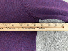 Load image into Gallery viewer, Brooks Brothers 346 Sweater Adult Extra Large Purple 1/4 Zip Merino Wool Mens
