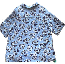 Load image into Gallery viewer, Guess Jeans Shirt Adult 2XL Blue Rayon Button Up AOP Floral Camp Hawaiian Mens
