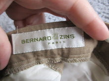 Load image into Gallery viewer, Bernard Zins Pants Womens 28x26 Kashmir &amp; Wool Cashmere Pleated Straight Trouser
