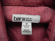 Load image into Gallery viewer, Bar III Shirt Adult Medium Slim Fit Stretch Button Up Long Sleeve Dress Mens
