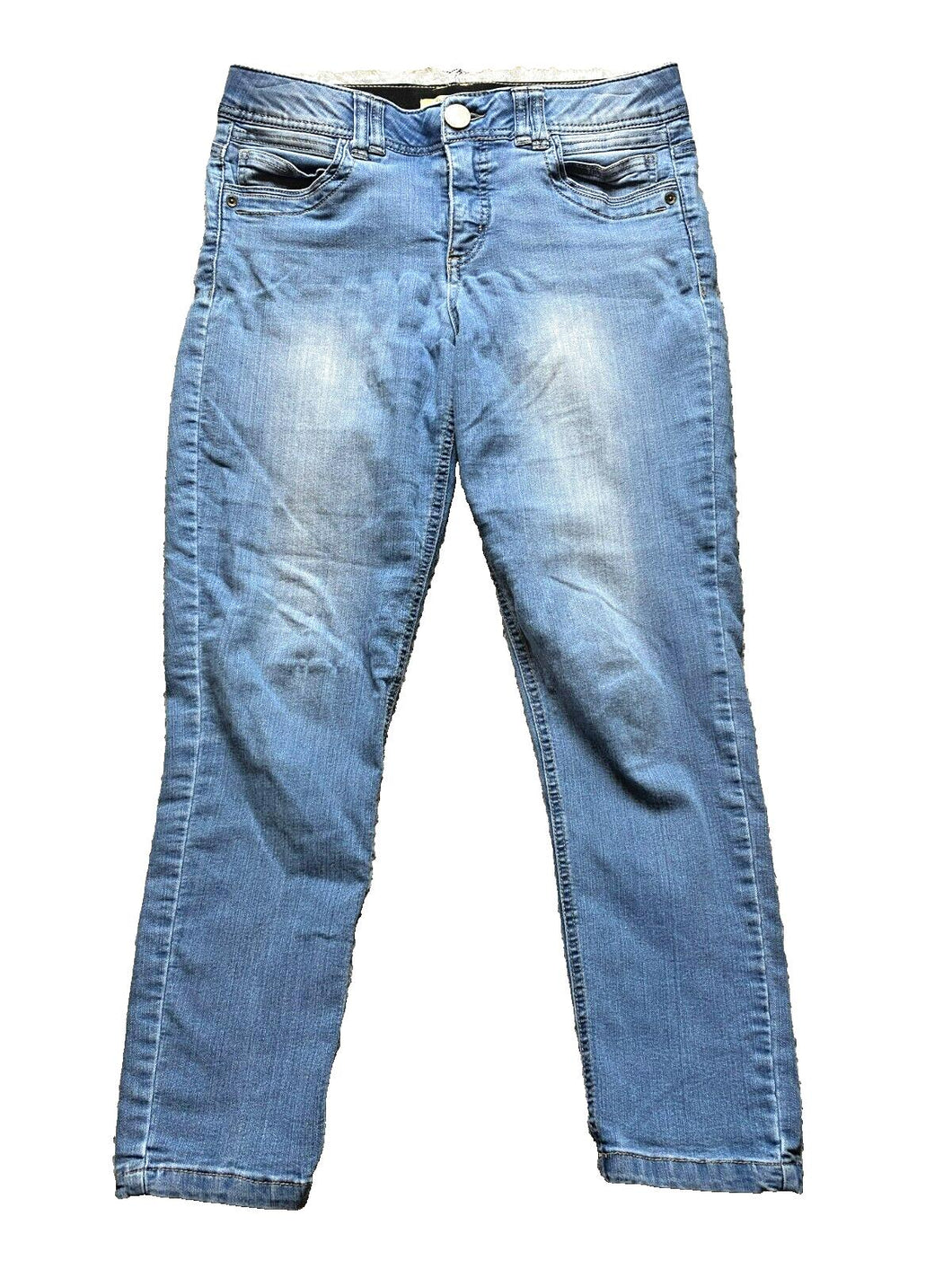 Democracy Jeans Womens 10 (33x26) AB Technology Tapered Leg Medium Wash Denim