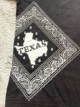 Load image into Gallery viewer, Texas Shirt Adult 2XL XXL Black State Flag Paisley Griffin Activewear Mens
