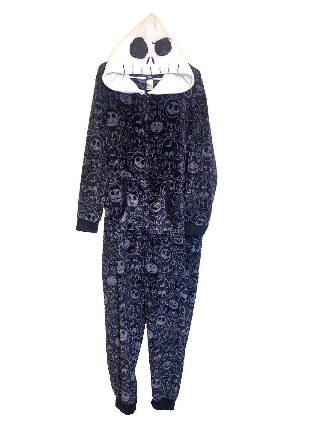 Nightmare Before Christmas Costume Suit Womens 3X Jack Skeleton Pajamas Disney