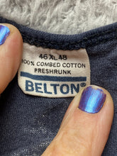 Load image into Gallery viewer, VTG Blackies Boat Yard Shirt Adult Extra Large Steel Gray Single Stitch 80s Mens
