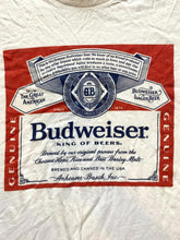 Load image into Gallery viewer, Budweiser Shirt Adult 2XL White King Of Beer Retro Anheuser Busch Old Navy Mens
