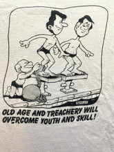 Load image into Gallery viewer, VTG Short Course Shirt Adult Extra Large Single Stitch Bentley Funny Raglan 80s
