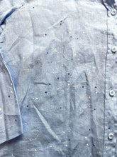 Load image into Gallery viewer, Bella Dahl Shirt Womens Extra Large Blue Button Up 100% Linen Oversized Blouse
