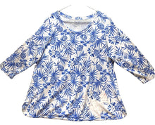 Load image into Gallery viewer, J Jill Shirt Womens 2X AOP Pineapple Tropical Flowy Boho Blouse Peasant Plus
