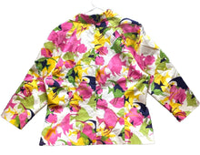 Load image into Gallery viewer, Susan Bristol Jacket Womens Extra Large AOP Flower Tulip Boho Peasant Blazer
