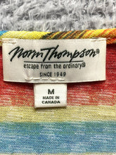 Load image into Gallery viewer, Norm Thompson Shirt Womens Medium Rainbow Striped Pullover Spandex
