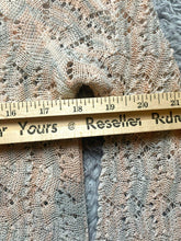 Load image into Gallery viewer, Soft Surroundings Sweater Womens Medium Peach Gray Open Knit Acrylic Nylon Lady
