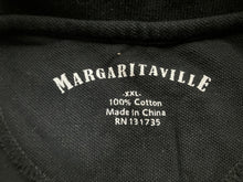 Load image into Gallery viewer, Margaritaville Shirt Adult 2XL Black Embroidered Palm Tree Preppy Golf Polo Mens
