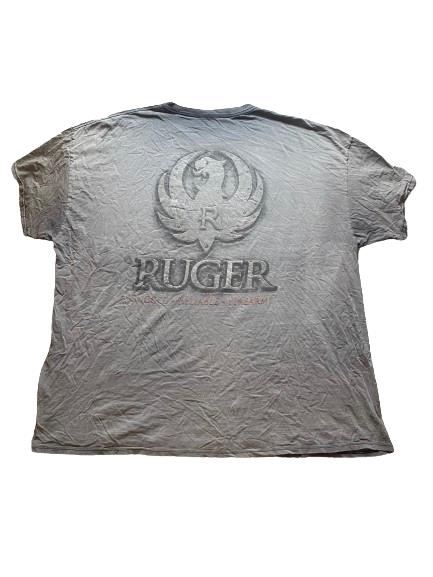 Ruger Steel Shirt Adult 3XL XXXL Gray Rugged Reliable Firearms Phoenix Logo Mens