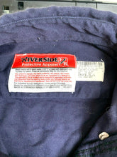 Load image into Gallery viewer, Riverside Shirt Adult Extra Large Navy Protective Apparel Flame Resistant Mens
