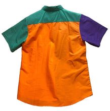 Load image into Gallery viewer, Brooklyn State Shirt Adult 2XL XXL Button Up Colorblock Chest Pocket Casual Mens
